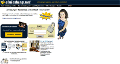 Desktop Screenshot of einladung.net