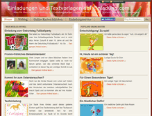 Tablet Screenshot of einladung.com